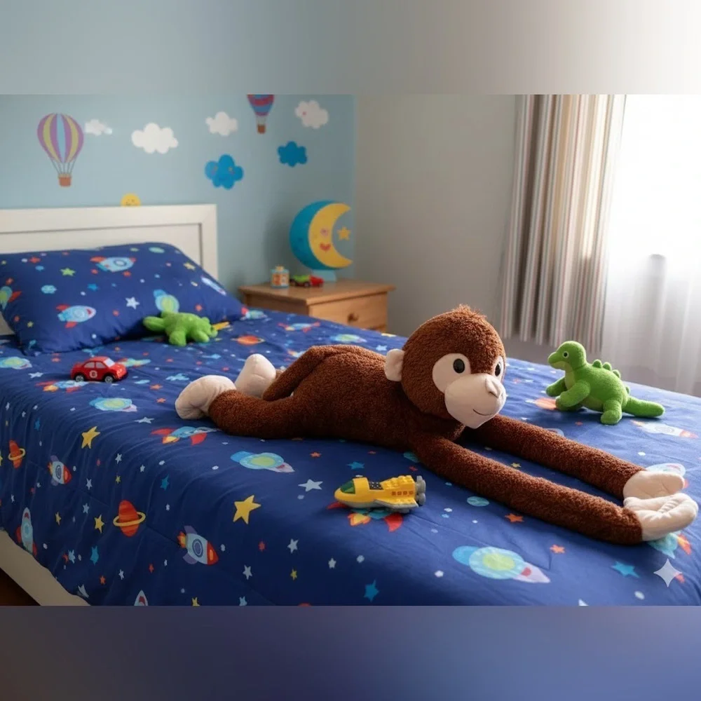 Brown Stuffed Monkey Plush Toy